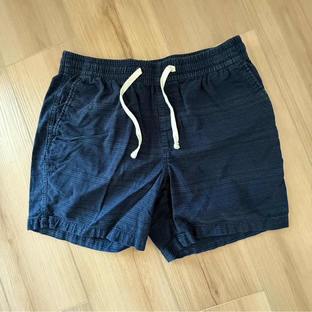 Navy Blue Drawstring Shorts
